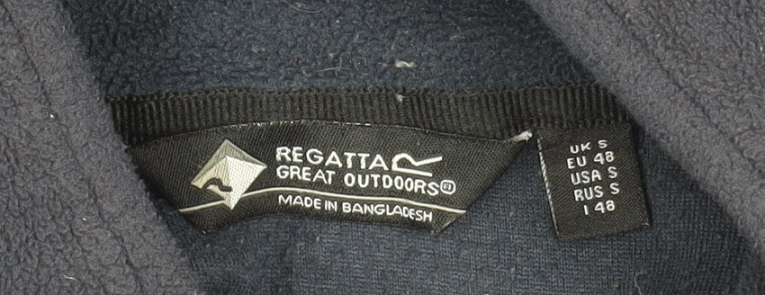 Regatta Men's Blue Fleece 1/4 Zip Pullover Sweatshirt Size S