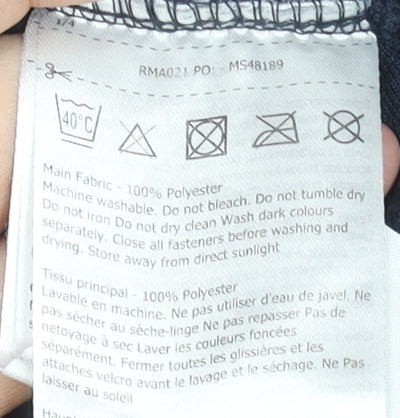 Regatta Men's Blue Fleece 1/4 Zip Pullover Sweatshirt Size S