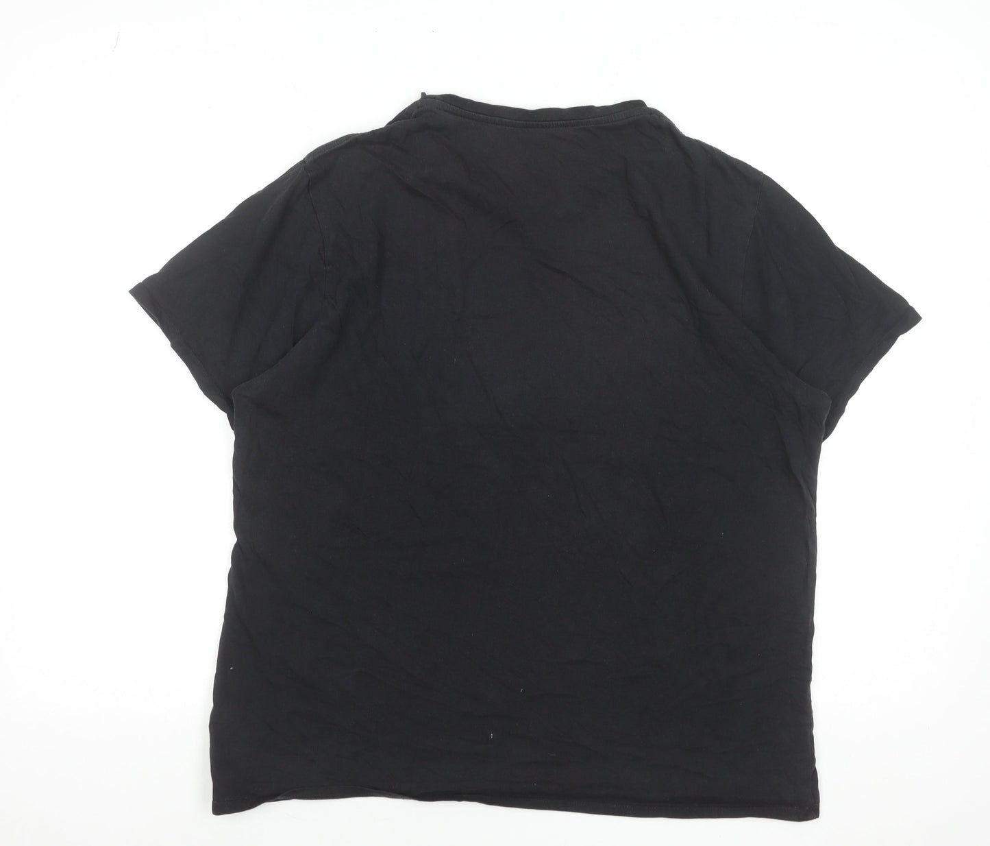 Billabong Men's Black Cotton Graphic T-Shirt M Regular Fit Surf Style