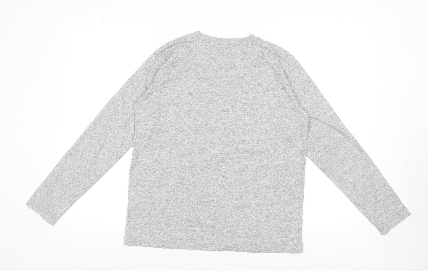 Champion Women's Grey Long Sleeve Crew Neck T-Shirt XS