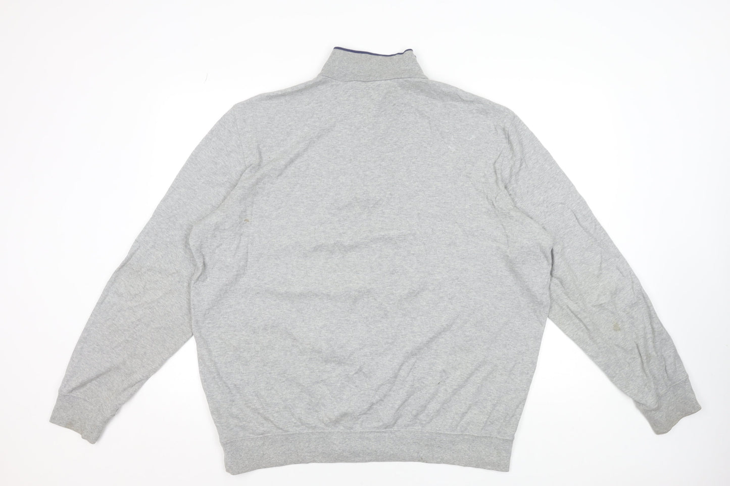 Ralph Lauren Polo Golf Men's Grey XL 1/4 Zip Cotton Jumper