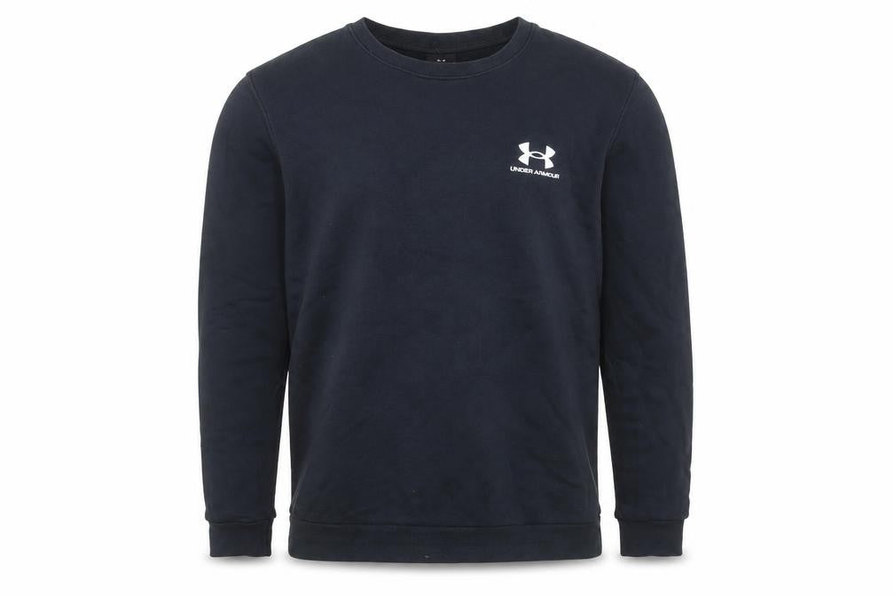 Mens UK S Regular Under armour Black Pullover Sweatshirt