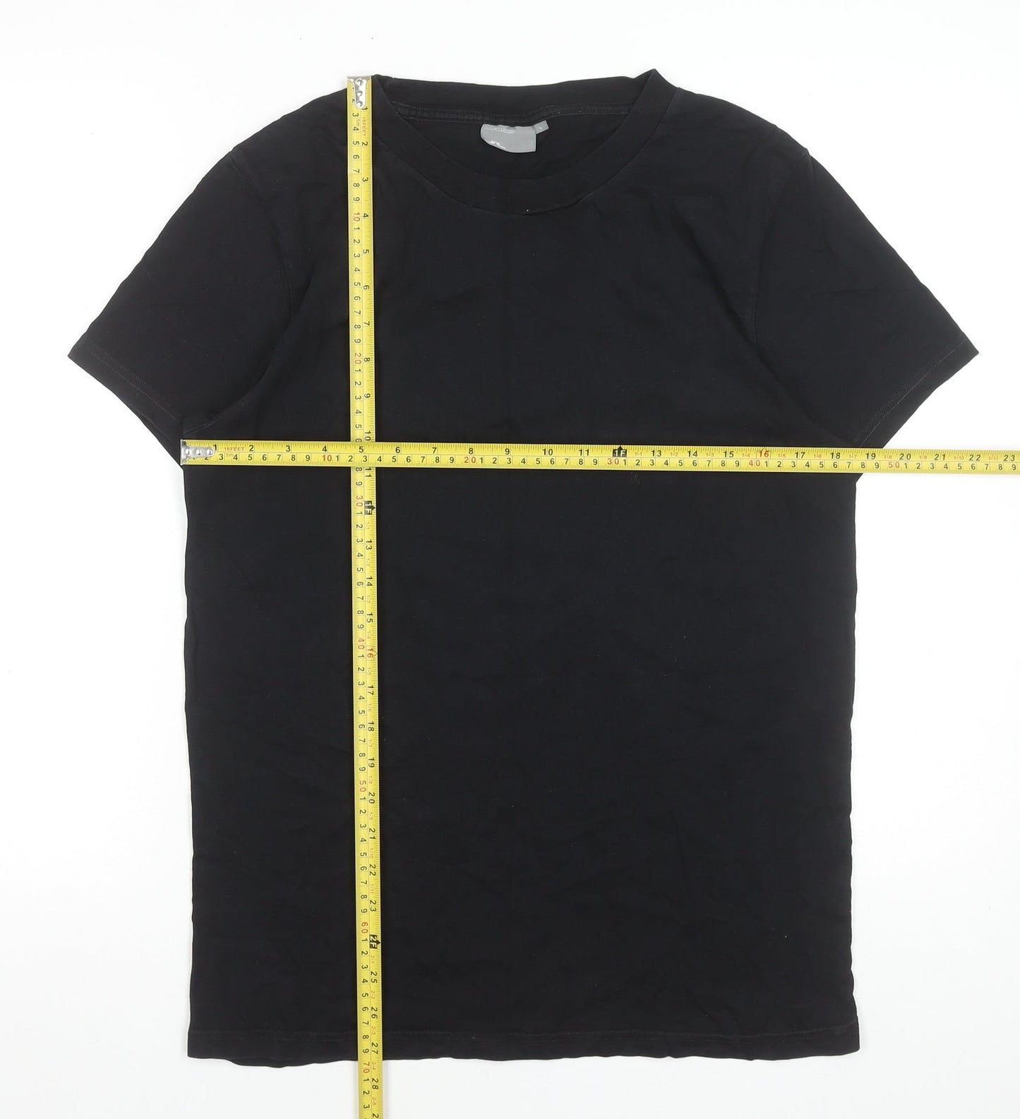 J.Lindeberg Men's Black Cotton Crew Neck T-Shirt L