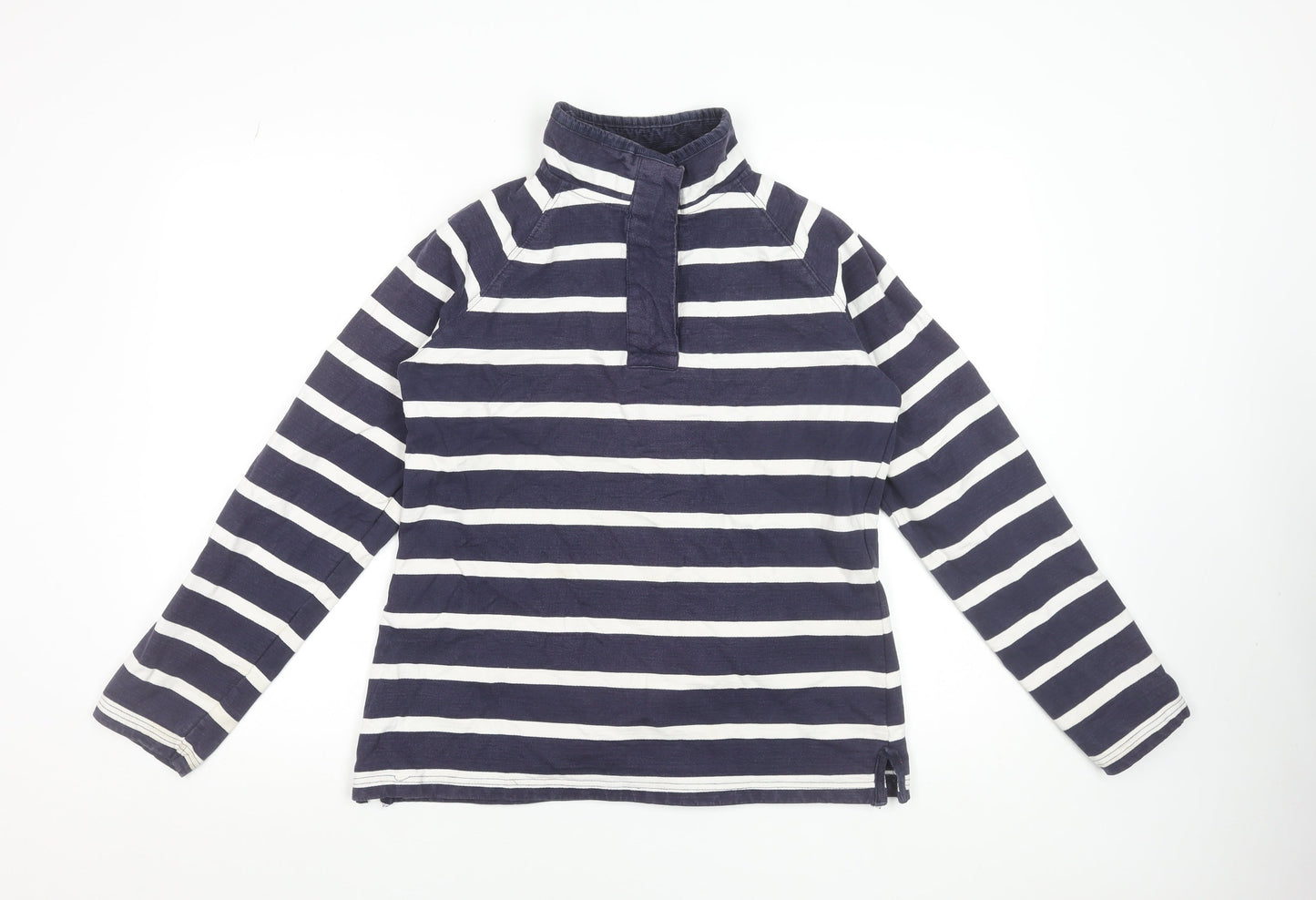 Mountain Warehouse Women's Navy Stripe Cotton Pullover UK14