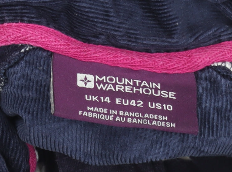 Mountain Warehouse Women's Navy Stripe Cotton Pullover UK14