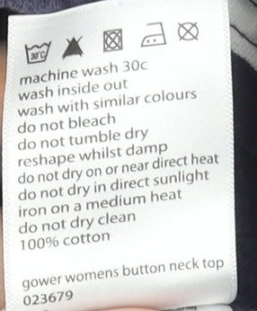 Mountain Warehouse Women's Navy Stripe Cotton Pullover UK14