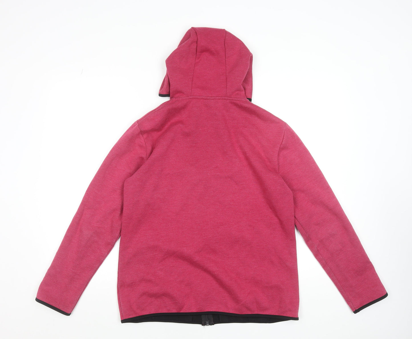 Ellesse Women's Pink Full Zip Hoodie L Polyester Blend Casual