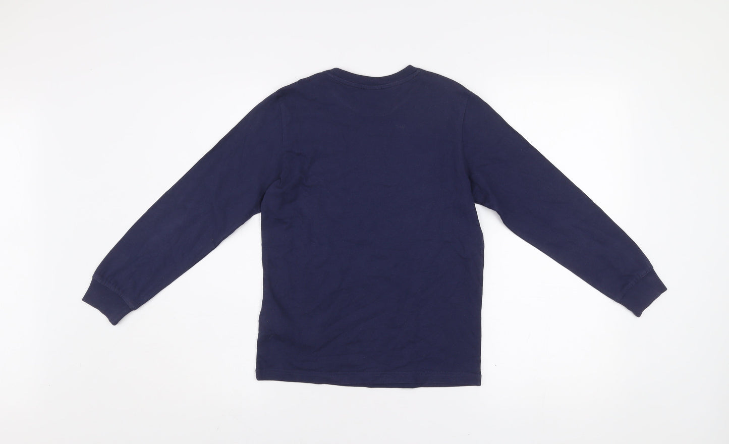 Diesel Boys Navy Blue Long Sleeve Crew Neck Graphic T-Shirt Size 10