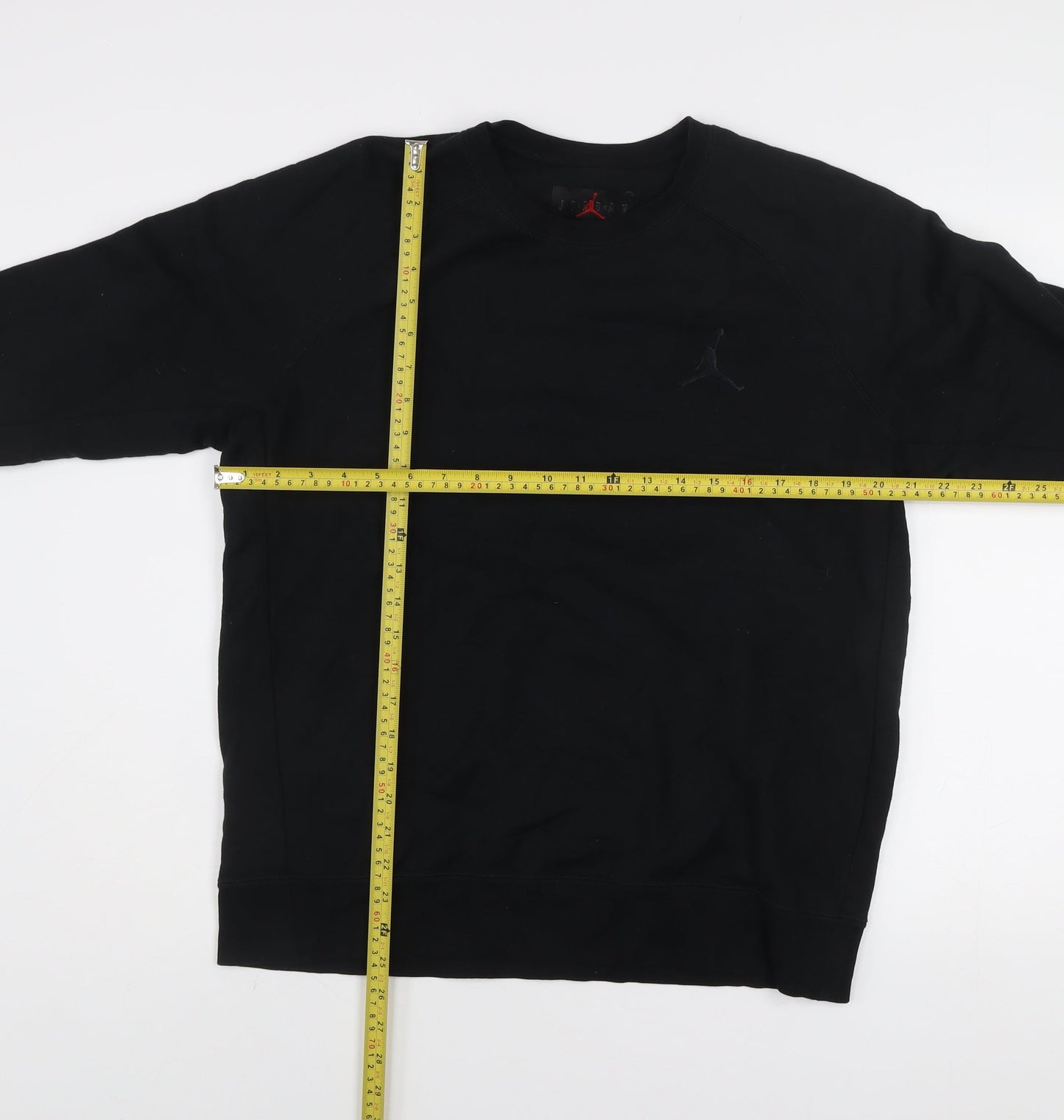 Nike Jordan Men's Black 2XL Pullover Sweatshirt Crew Neck Fleece