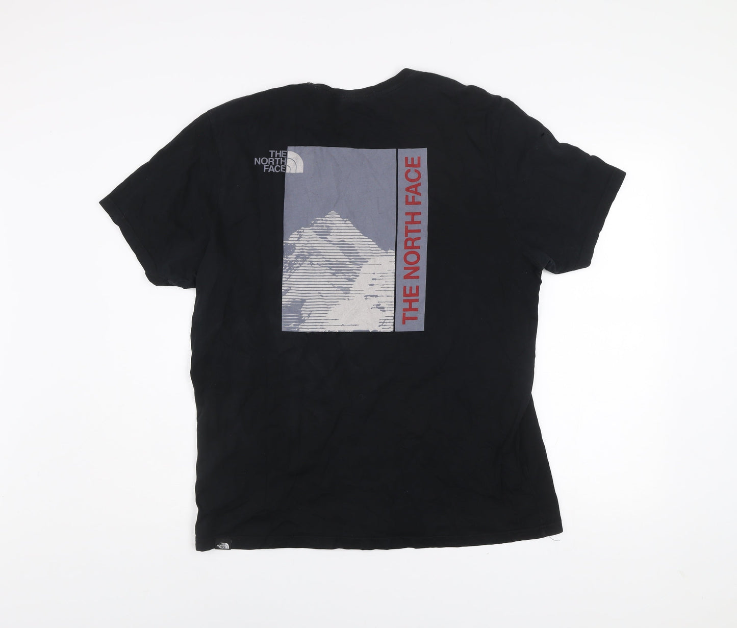 The North Face Men's Black Cotton Graphic T-Shirt Size L