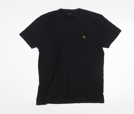 Abercrombie & Fitch Men's Black M Soft AF Crew Neck T-Shirt
