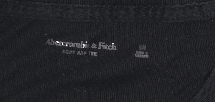 Abercrombie & Fitch Men's Black M Soft AF Crew Neck T-Shirt