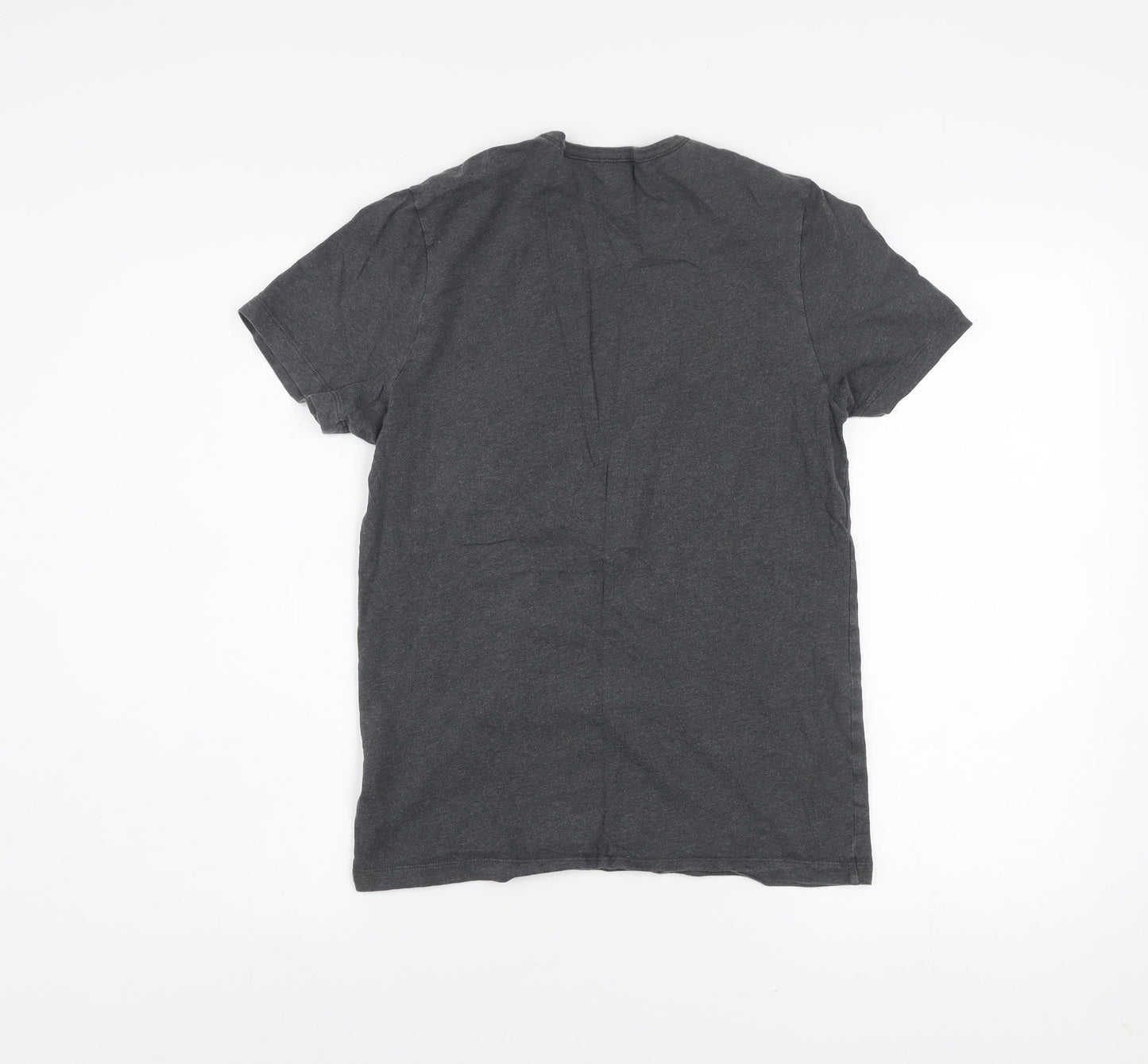 Hugo Boss Men's Grey Cotton Crew Neck Short Sleeve T-Shirt Size S