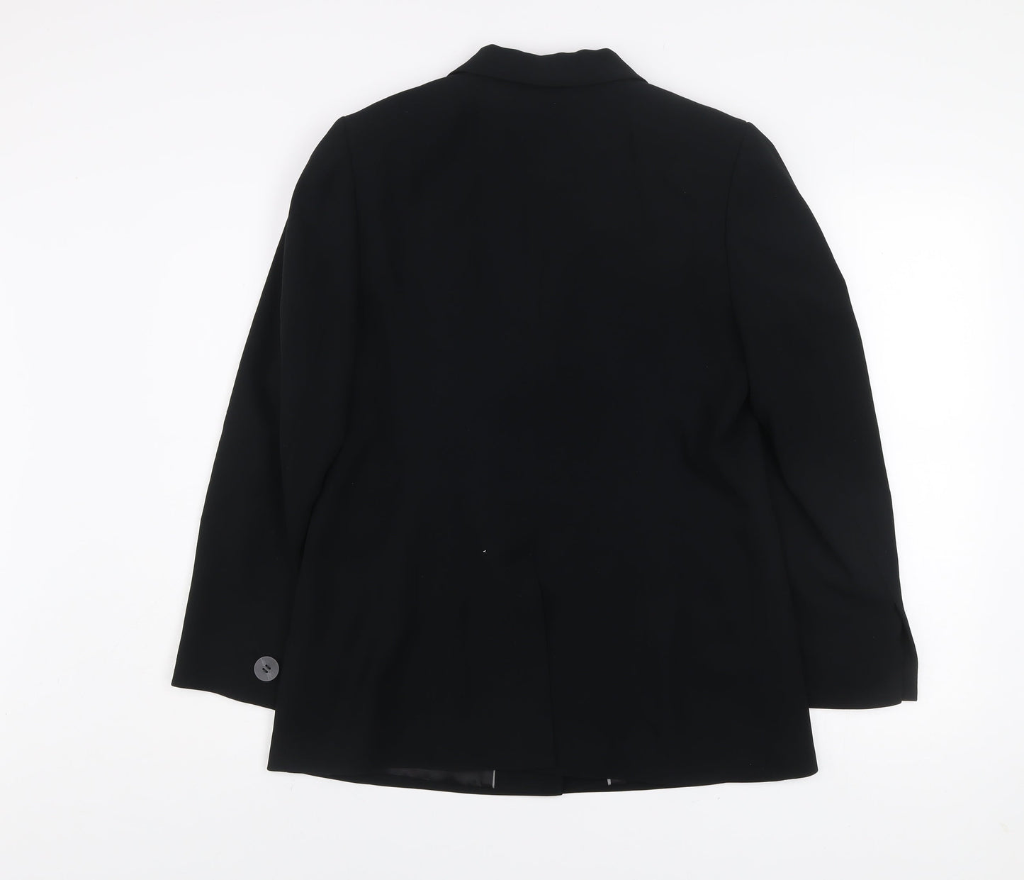 Planet Women’s Black Long Blazer Jacket Size M Classic Workwear