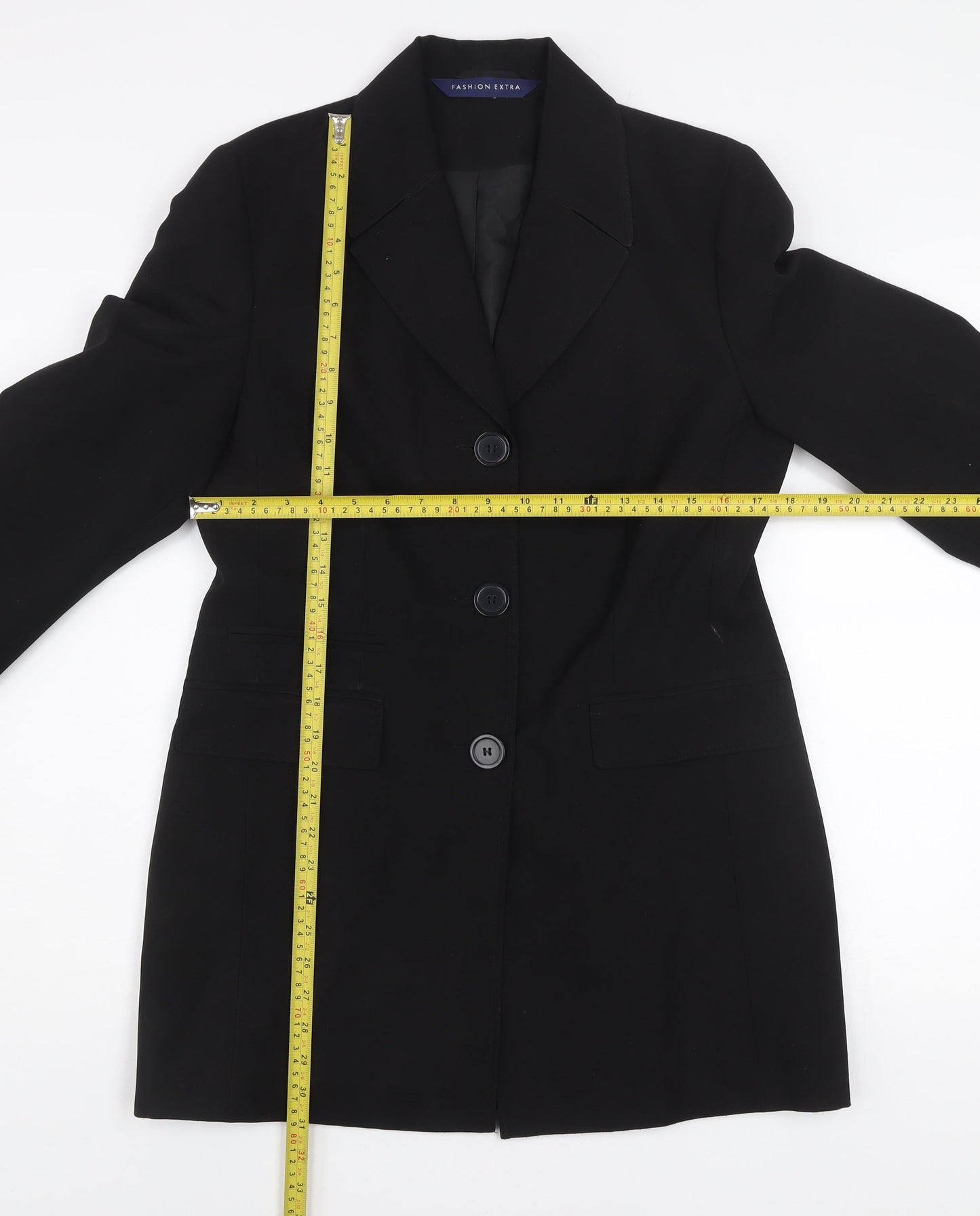 Fashion Extra Women's Black Classic Blazer Size 12