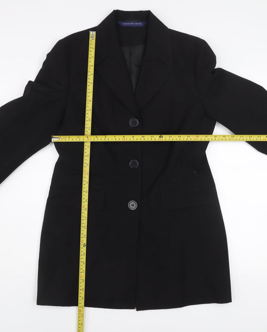 Fashion Extra Women's Black Classic Blazer Size 12