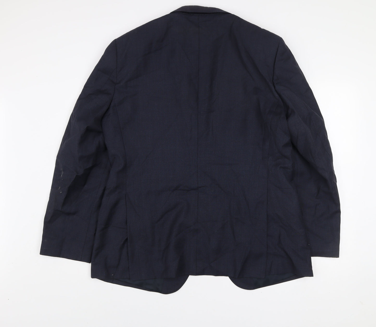 Next Italia Men's Blue 44R Wool Blend Single-Breasted Blazer