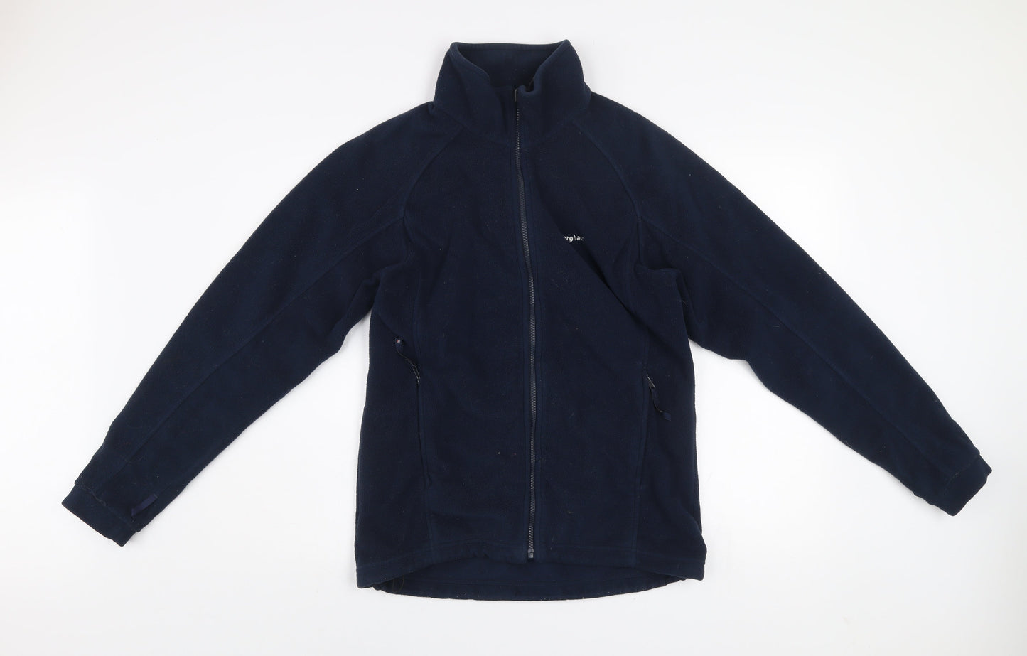 Berghaus Mens Blue Fleece Full Zip Jacket Size M Outdoor Hiking