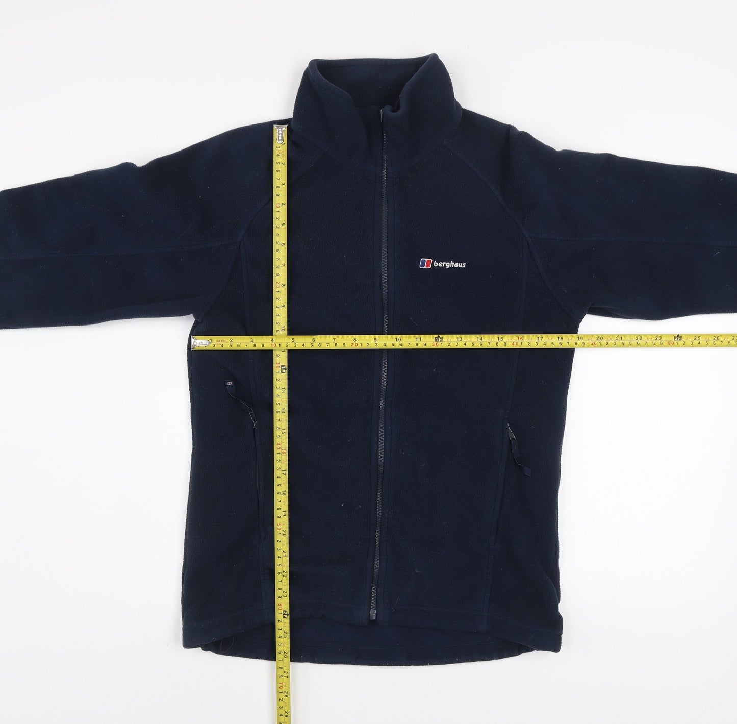 Berghaus Mens Blue Fleece Full Zip Jacket Size M Outdoor Hiking