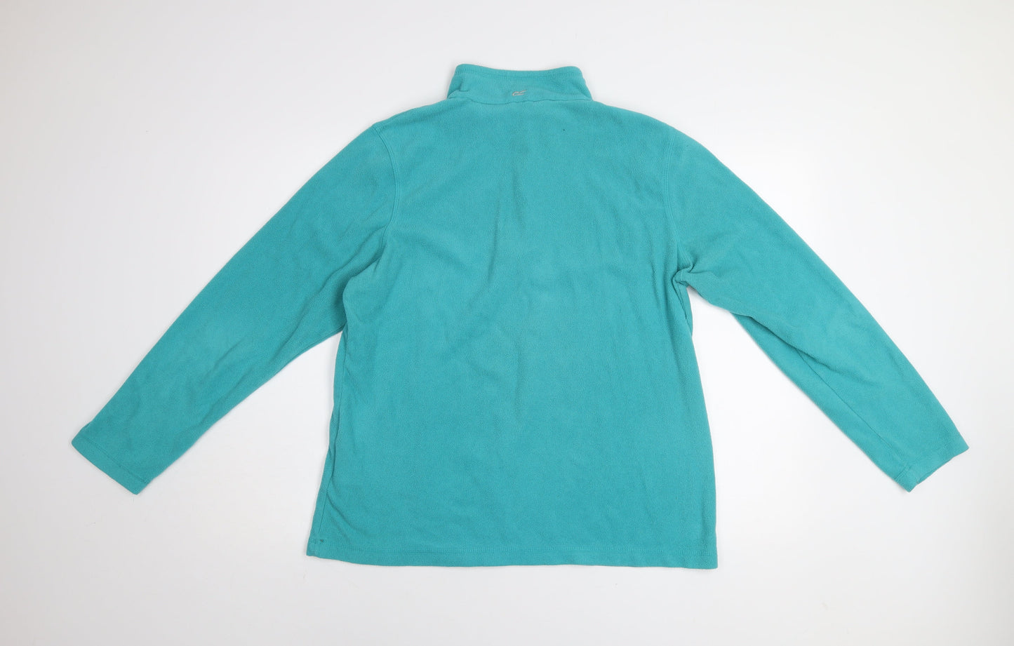 Regatta Great Outdoors Women’s Blue Fleece Pullover UK 16 1/2 Zip