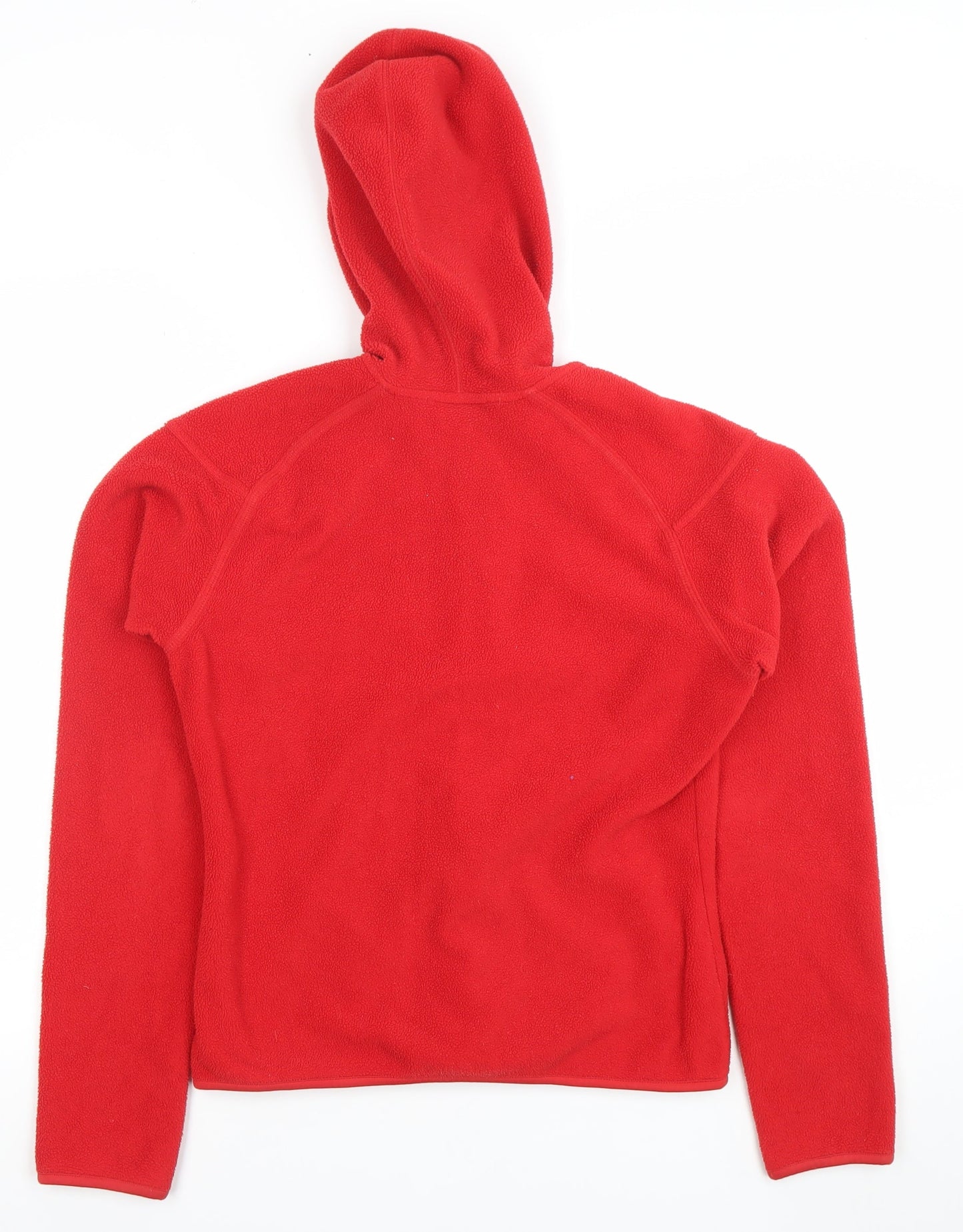 Nike Women's Red Fleece Full Zip Hooded Jacket Size 10