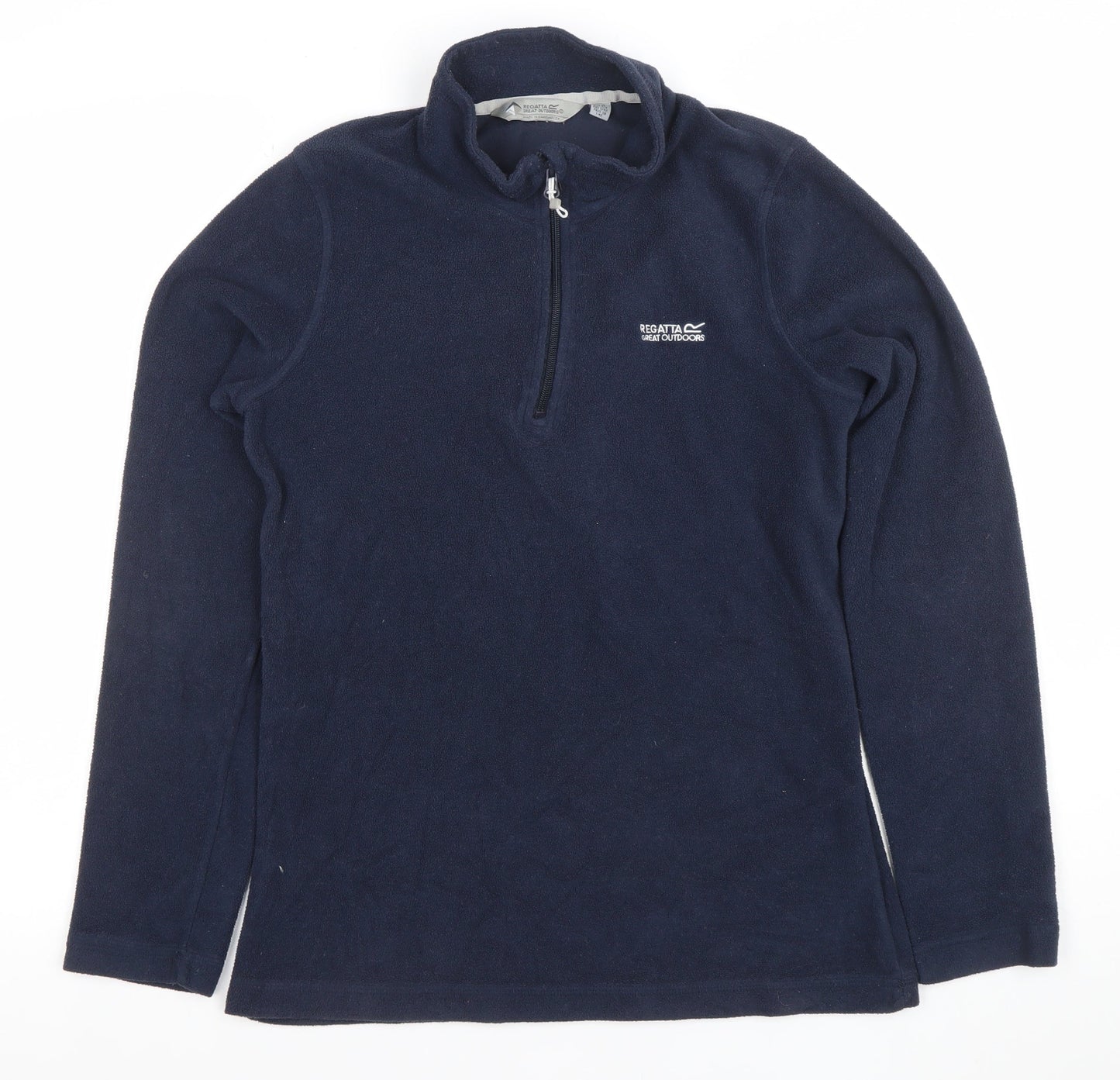 Regatta Great Outdoors Navy Fleece 1/4 Zip Pullover Women's Size 16
