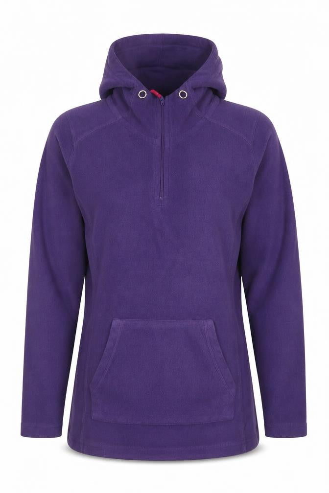 Womens UK 12 Regular Mountain Warehouse Purple Pullover Hoodie