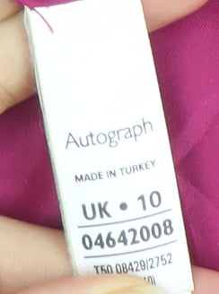 Marks and Spencer Women’s Pink UK 10 Bodycon Knee Length Dress