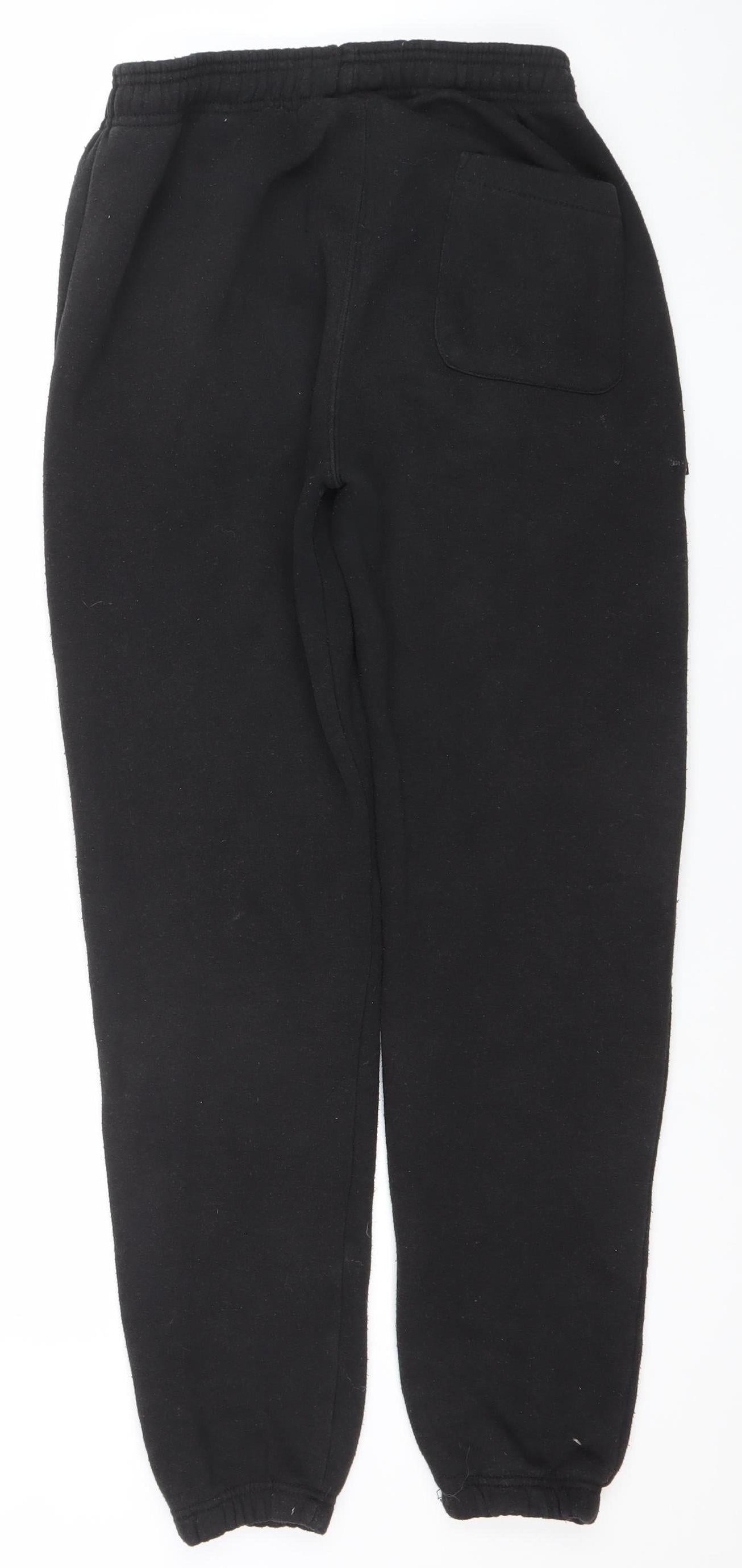 Slazenger Men's Black Small Sweatpants Activewear Jogger Trousers