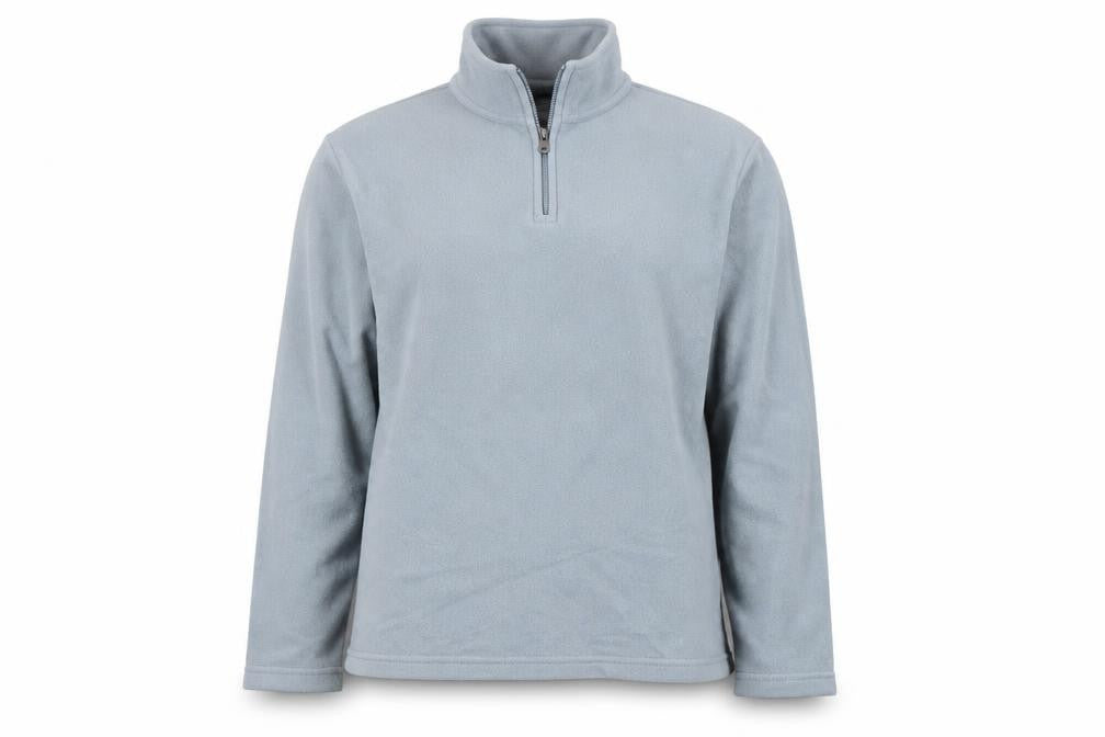 Front view of Fila Women Blue 1/2 Zip Fleece Pullover Sweatshirt, size 12