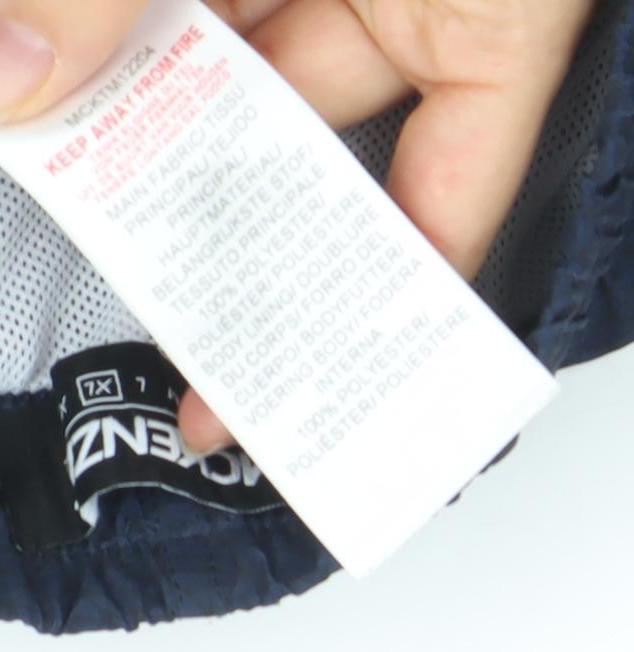 McKenzie Mens Navy White Red Swim Shorts XL Quick Dry Board Style