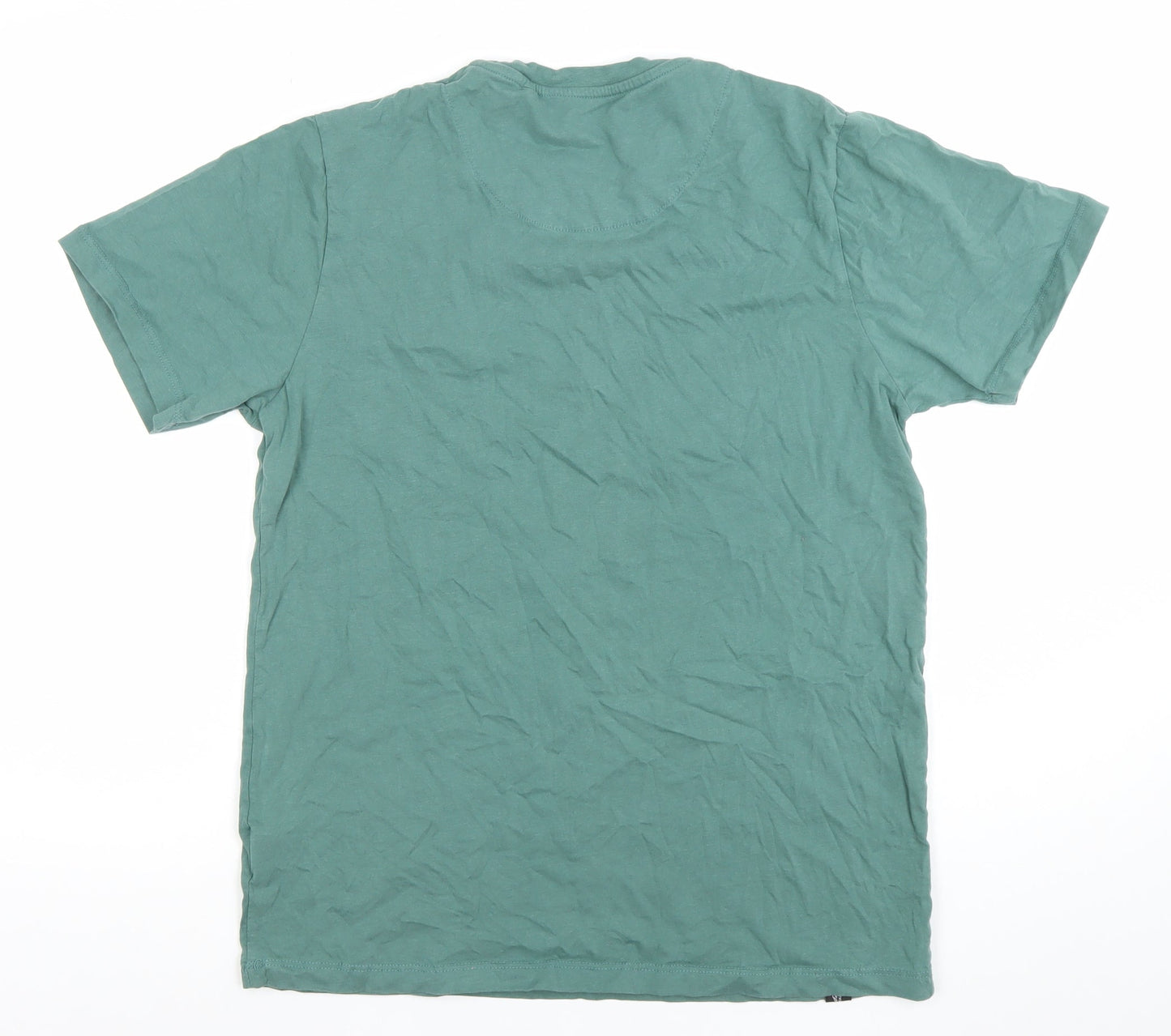 Diesel Men's Green Cotton Crew Neck Short Sleeve T-Shirt Size L