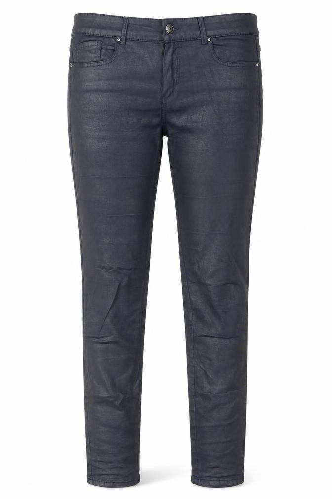 Front view of Massimo Dutti Women's Blue Skinny Jeans, size 12 Slim, Fit