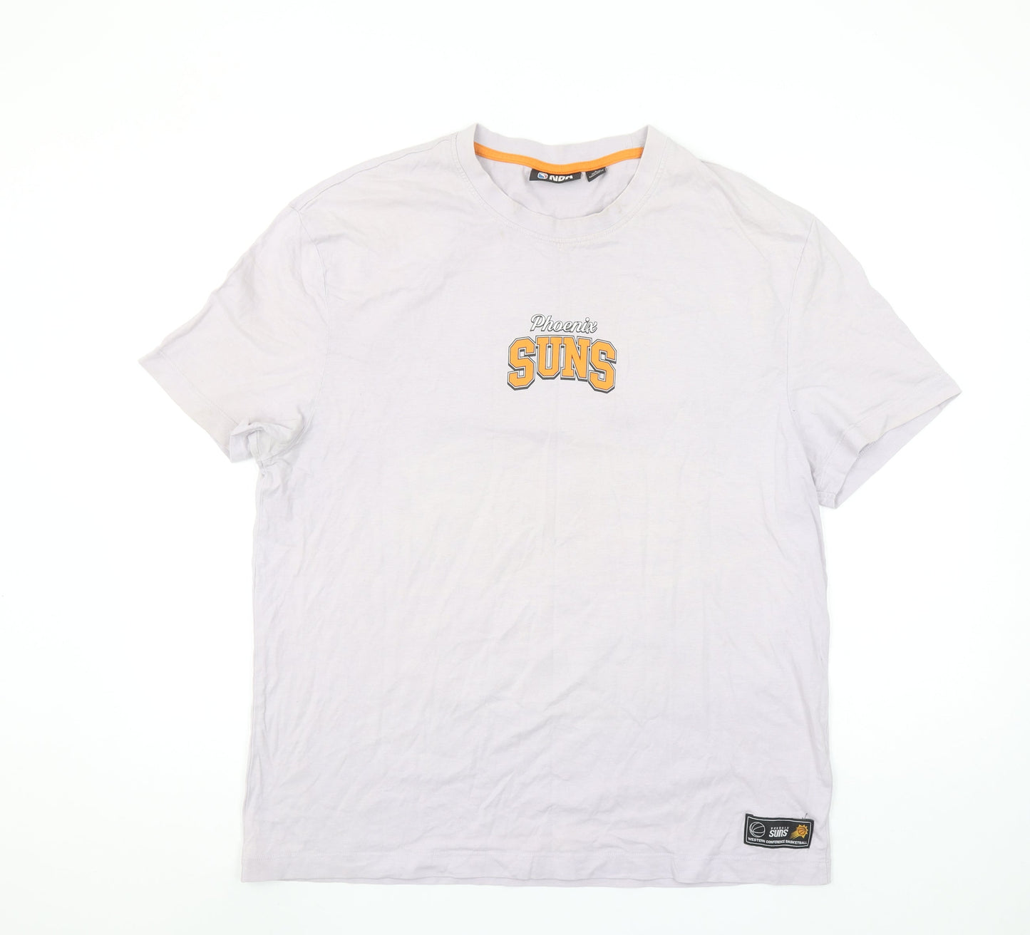 NBA Men’s White Phoenix Suns Graphic Sports T-Shirt Size L