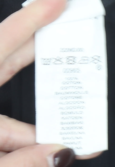 Quiksilver Men’s Black Short Sleeve Graphic Cotton T-Shirt Size S