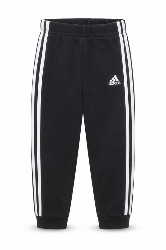 Adidas Unisex Baby Black Track Pants 12-18 Months Elastic Waist Activewear