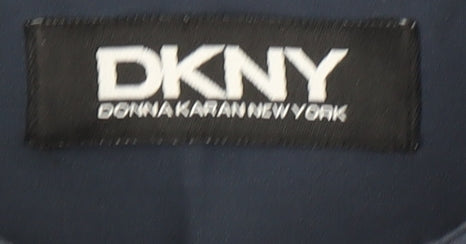 DKNY Men’s Navy Blue Small Long Sleeve Button-Up Cotton Shirt