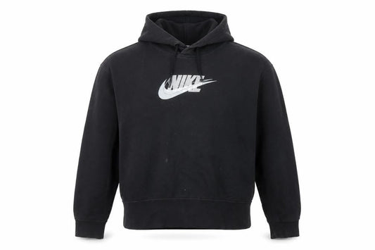 Mens UK S Regular Nike Black Pullover Hoodie