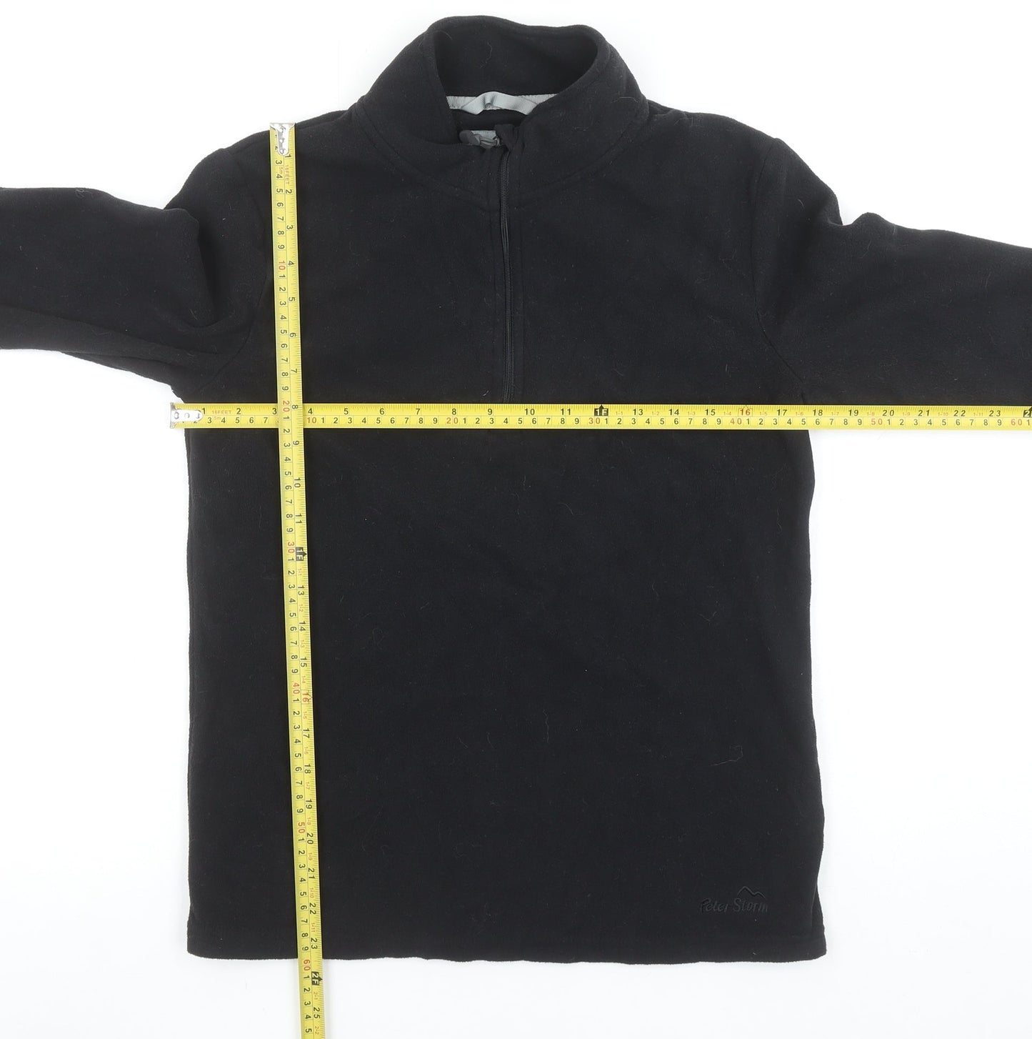 Peter Storm Womens Black Fleece Pullover Sweatshirt Size 12