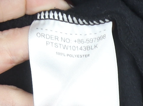 Peter Storm Womens Black Fleece Pullover Sweatshirt Size 12