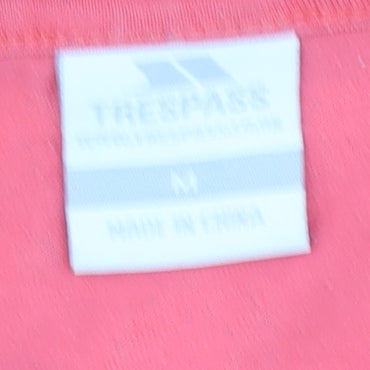 Trespass Womens Pink Short Sleeve Cotton Blend T-Shirt M