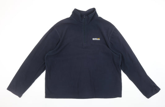 Regatta Great Outdoors Men's Navy 1/2 Zip Fleece Sweatshirt XL