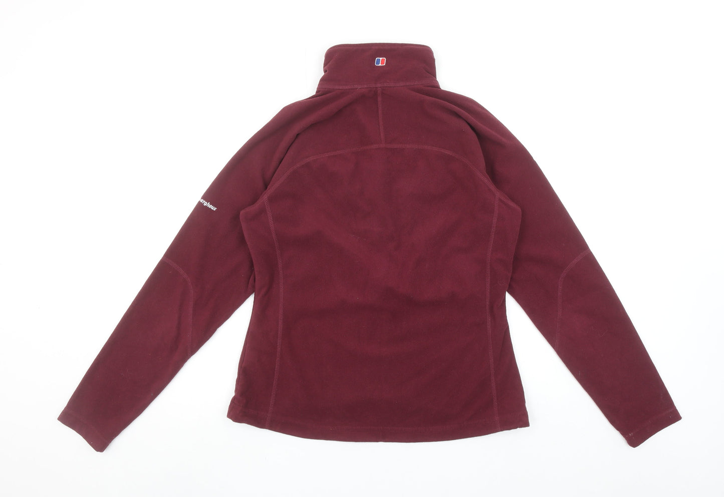 Berghaus Womens Red Fleece Full Zip Jacket Size 10 Outdoor