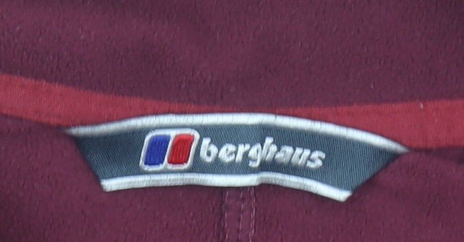 Berghaus Womens Red Fleece Full Zip Jacket Size 10 Outdoor