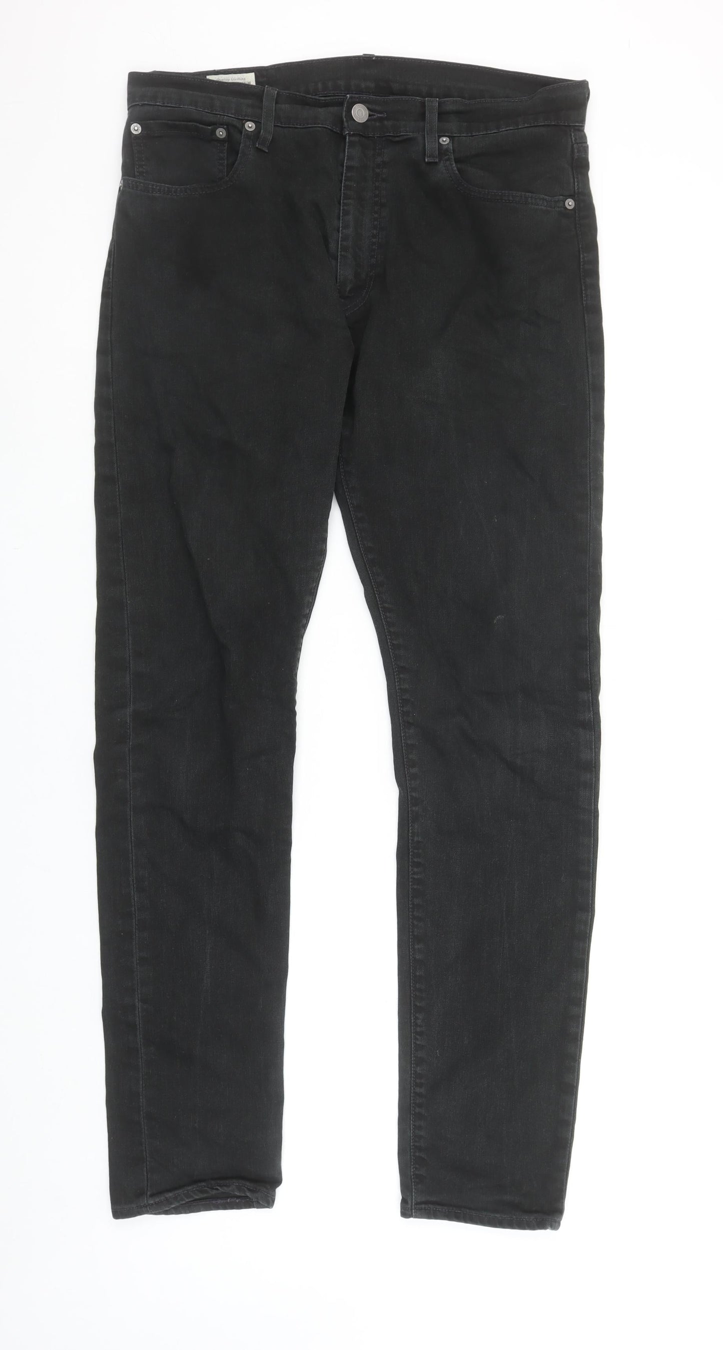 Levi's Premium Men's Black Slim Straight Jeans W33 L34