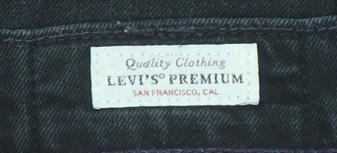 Levi's Premium Men's Black Slim Straight Jeans W33 L34