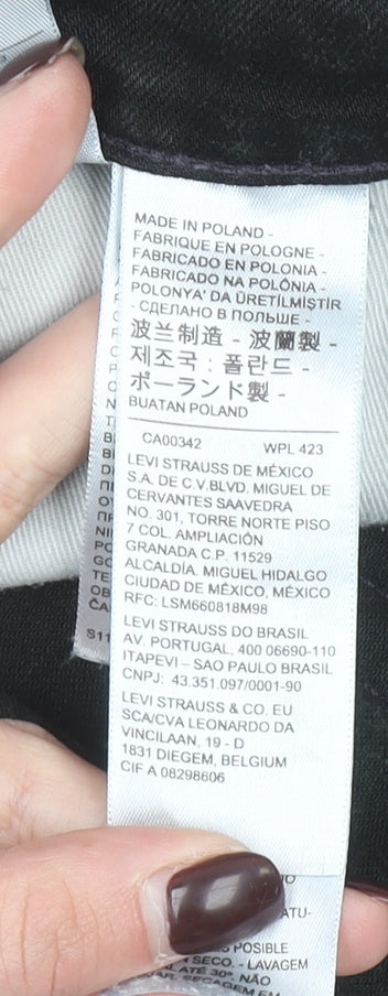 Levi's Premium Men's Black Slim Straight Jeans W33 L34