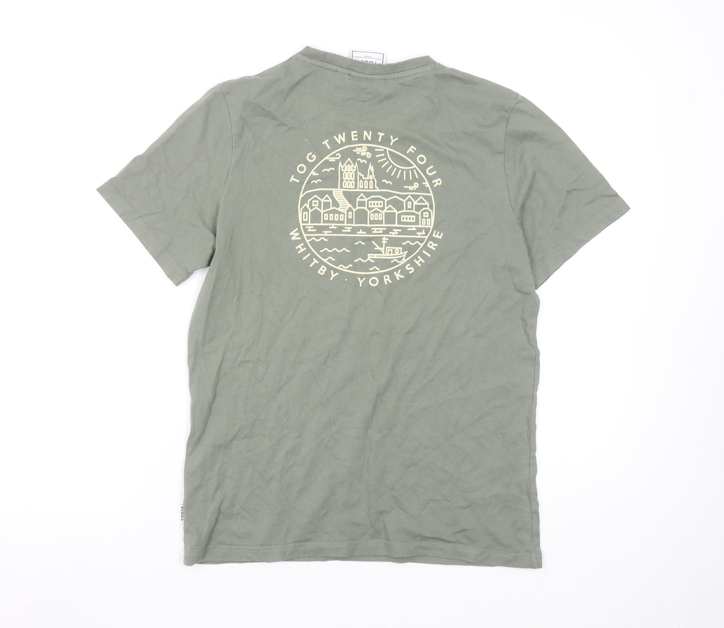 TOG24 Women's Green Cotton Whitby T-Shirt Size S Casual Top