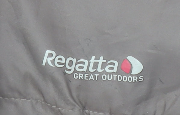 Regatta Women’s Brown Hooded Waterproof Jacket UK 14 Rain Coat