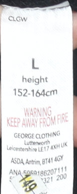 Fortnite Teens Blue Black Full Zip Hoodie L Cotton Blend